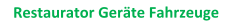 Restaurator Geräte Fahrzeuge